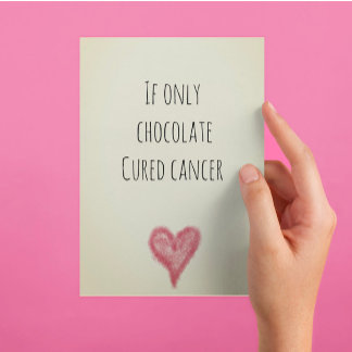 Carte Postale Soutien et encouragement en matière de cancer