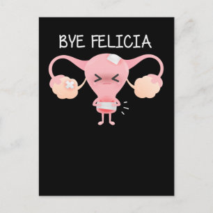 Carte Postale Soutien Hystérectomie Ablation de l'Utérus