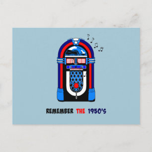 Carte Postale Souvenez-vous des années 1950, American Jukebox