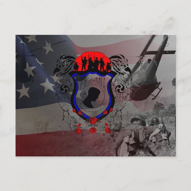 Carte Postale Souvenez-vous des héros vietnamiens tombés (Devant)