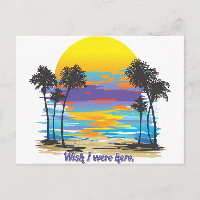 Carte Postale souvenir de vacances (Devant)