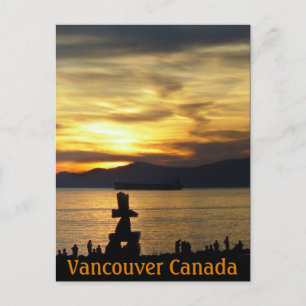 Carte postale Souvenir de Vancouver Inukshuk Landm