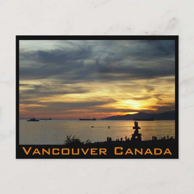 Carte postale Souvenir de Vancouver Inukshuk Landm (Devant)