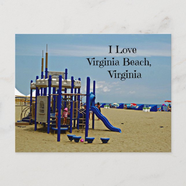 Carte Postale Souvenir de Virginia Beach, Virginie (Devant)