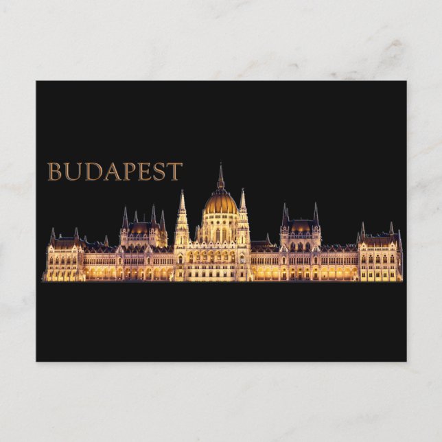 Carte Postale Souvenir de voyage de Budapest (Devant)