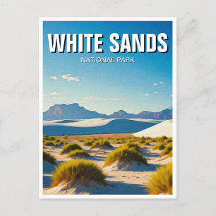 Carte Postale Souvenir du parc national des Sands blancs