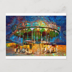 CARTE POSTALE SOUVENIRS CARNAVAUX RUSTÉS