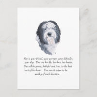 Souvenirs de Vieux Chien de Berger Anglais