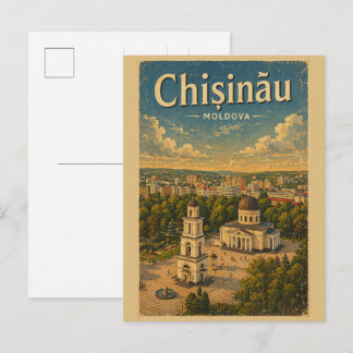 Carte Postale Souvenirs et cadeaux de voyage vintage Chișinău mo