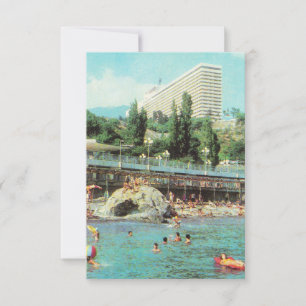 Carte postale soviétique Hotel Yalta (1979)