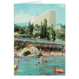 Carte postale soviétique Hotel Yalta (1979)