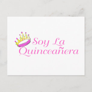 Carte Postale Soy La Quinceanera