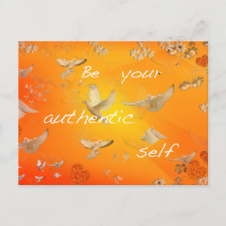 Carte Postale Soyez authentique