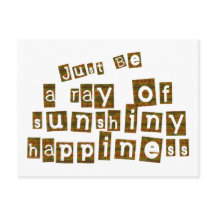 Soyez juste un rayon du bonheur ensoleillé