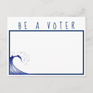 Carte Postale Soyez un électeur