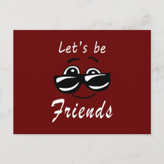 Carte Postale Soyons amis
