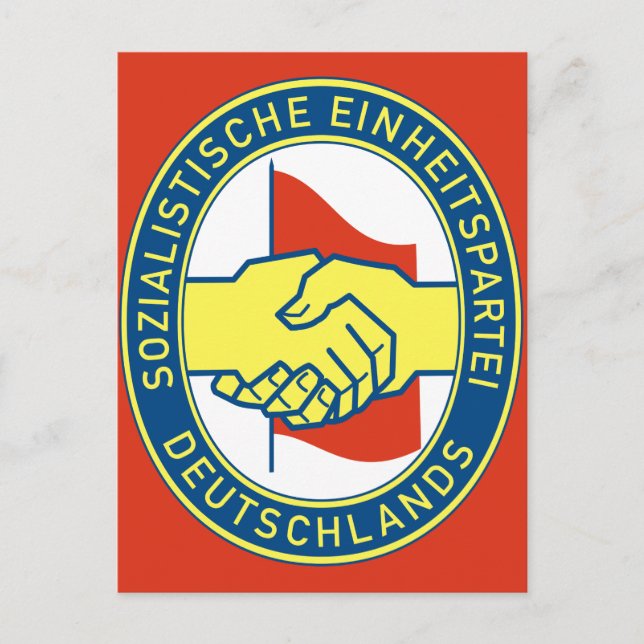 Carte Postale Sozialistische Einheitspartei Deutschlands (Devant)