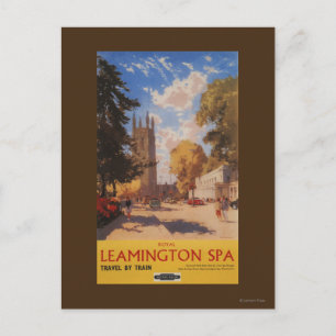 Carte Postale Spa royal, Street View British Railways Poster