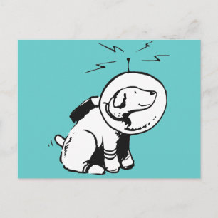 Carte Postale Space Chien