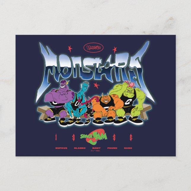 Carte Postale SPACE JAM™ Monstars 1996 Graphic (Devant)