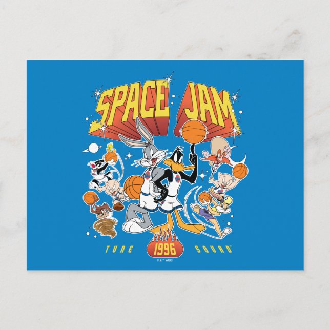 Carte Postale SPACE JAM™ TUNE SQUAD™ 1996 Graphic (Devant)