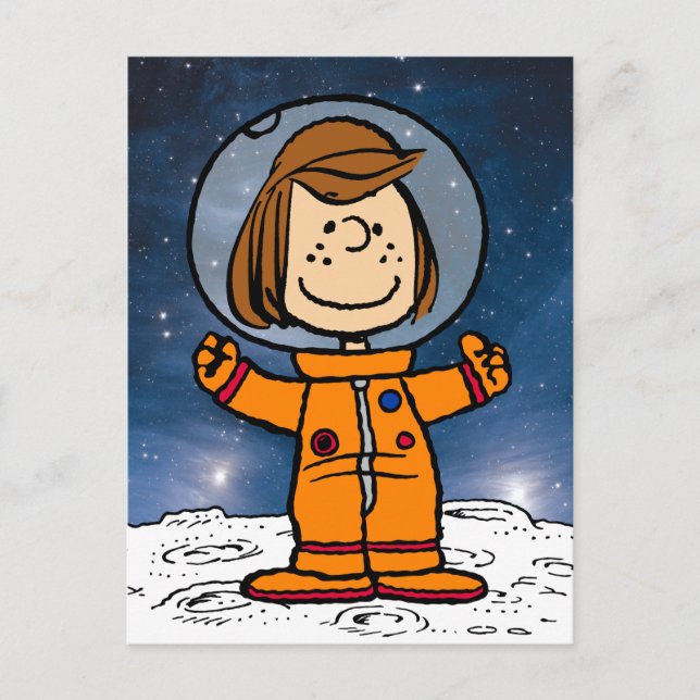 Carte Postale SPACE | Patty Astronaute à la menthe poivrée (Devant)