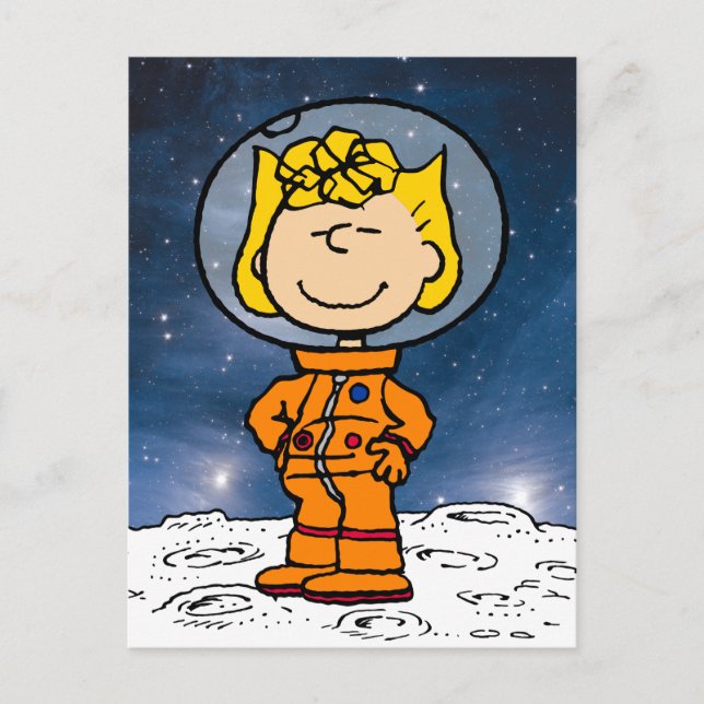 Carte Postale SPACE | Sally Astronaute (Devant)