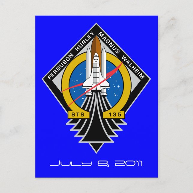 Carte postale Space Shuttle Atlantis (Devant)