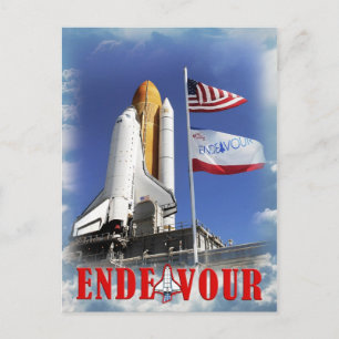 Carte Postale Space Shuttle Endeavor, Kennedy Space Center