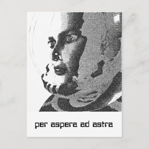 Carte Postale spacegirl