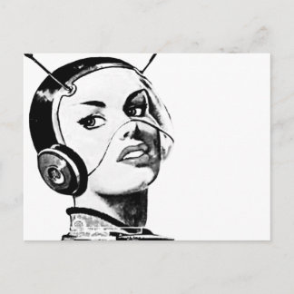 Carte Postale Spacegirl