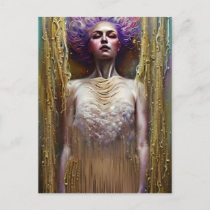 Carte postale spaghetti habillée