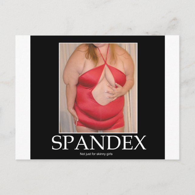 Carte Postale Spandex ! (Devant)