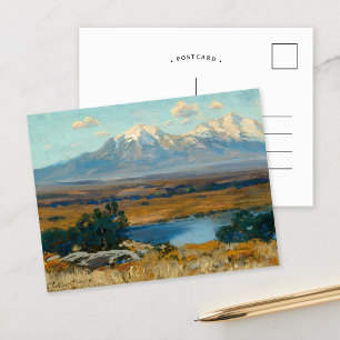 Carte Postale Spanish Peaks, CO   Charles Partridge Adams