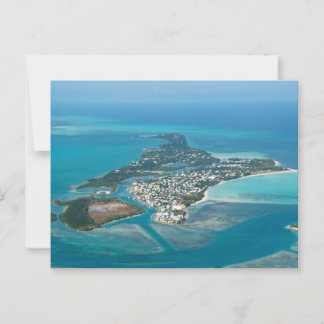 Carte Postale Spanish Wells et Russel Island BHS Aerial View !