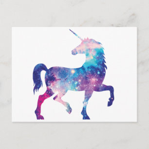 Carte Postale Sparkly Magical Unicorn