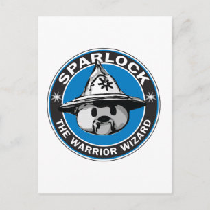 Carte Postale Sparlock the Warrior Wizard