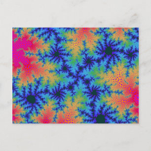 Carte Postale Speckle arc-en-ciel tropical