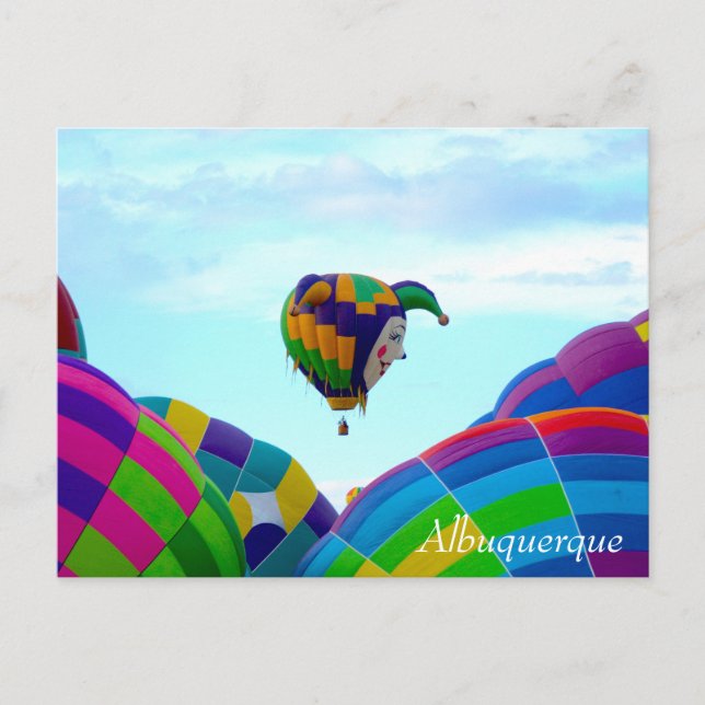 Carte Postale Spectacle de ballon à air chaud (Devant)