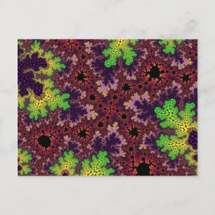 Carte Postale Spectre vert et violet