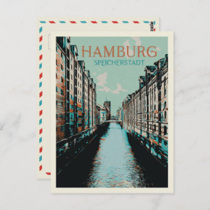 Carte Postale Speicherstadt Hamburg - Iconic Warehouse District