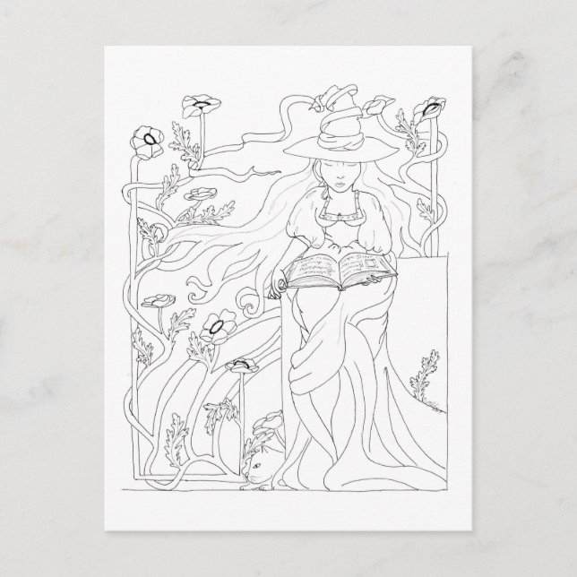 Carte Postale Spellbook (Devant)