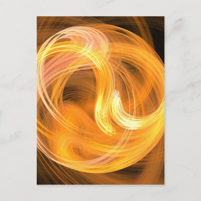 Carte Postale Sphère d'or (Devant)