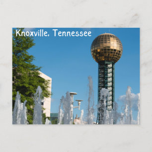 Carte Postale sphère solaire à knoxville tennessee