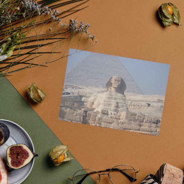 Carte Postale Sphinx et Pyramide en Egypte (Créateur téléchargé)