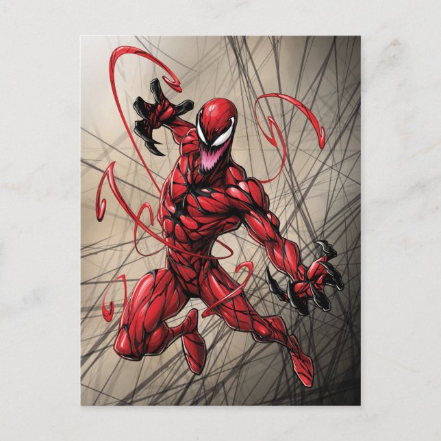 Carte Postale Spider-Man | Carnage en avant (Devant)