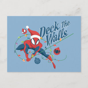 Carte Postale Spider-Man "Deck The Walls"