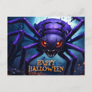 Carte postale Spider Monster Halloween