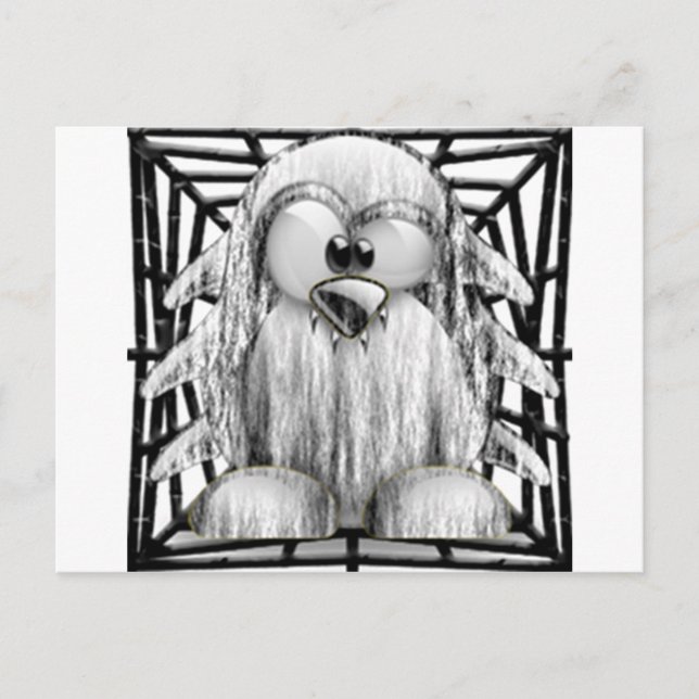 Carte Postale Spider Tux (Devant)