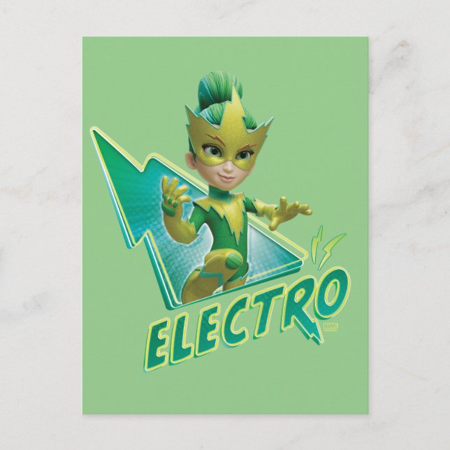 Carte Postale Spidey et ses amis Extraordinaires Electro (Devant)